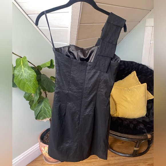 Jessica McClintock Formal Gown One Shoulder Lace Size 6 Bodycon - Picture 9 of 16